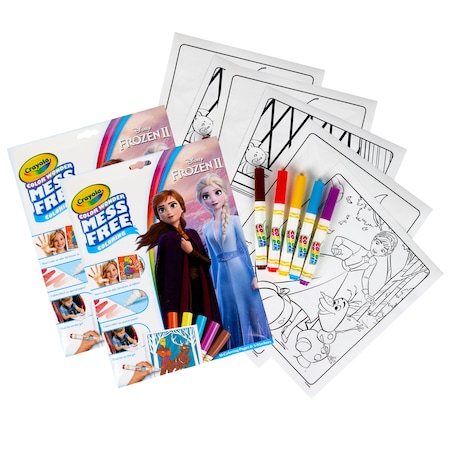 Crayola Color Wonder Mess Free Coloring Pad + Markers, Frozen 2, PK2 757002